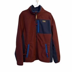 LL Bean burgundy zip up